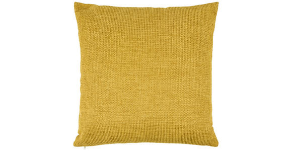 ZIERKISSEN    - Senfgelb, Basics, Textil (48/48/10cm) - Novel
