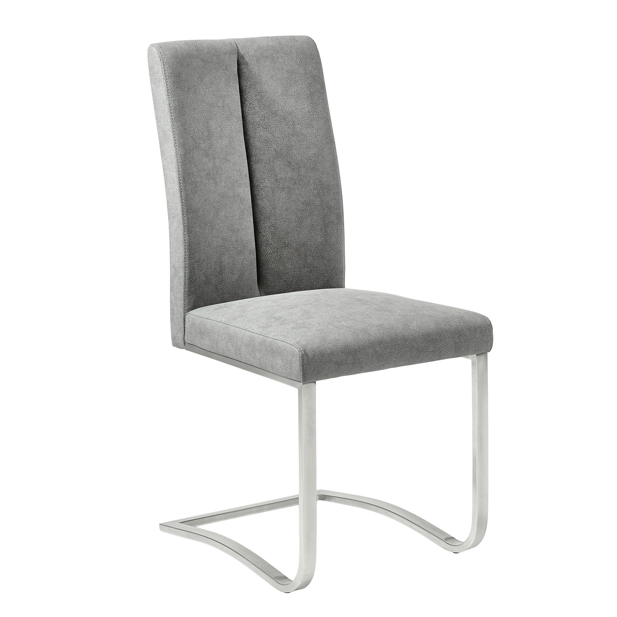 Schwingstuhl In Metall Textil Grau Edelstahlfarben Online Kaufen Xxxlutz At 