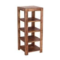 REGAL Mangoholz massiv Naturfarben  - Naturfarben, Design, Holz (44/105/44cm) - MID.YOU