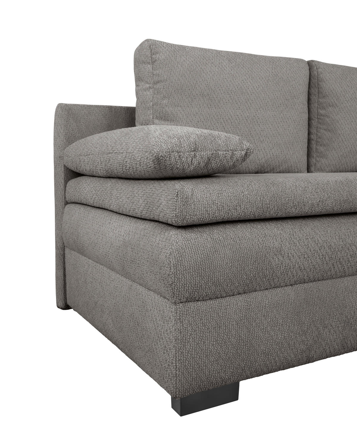 SCHLAFSOFA - Dunkelgrau/Schwarz, KONVENTIONELL, Kunststoff/Textil (195/93/83cm) - Carryhome