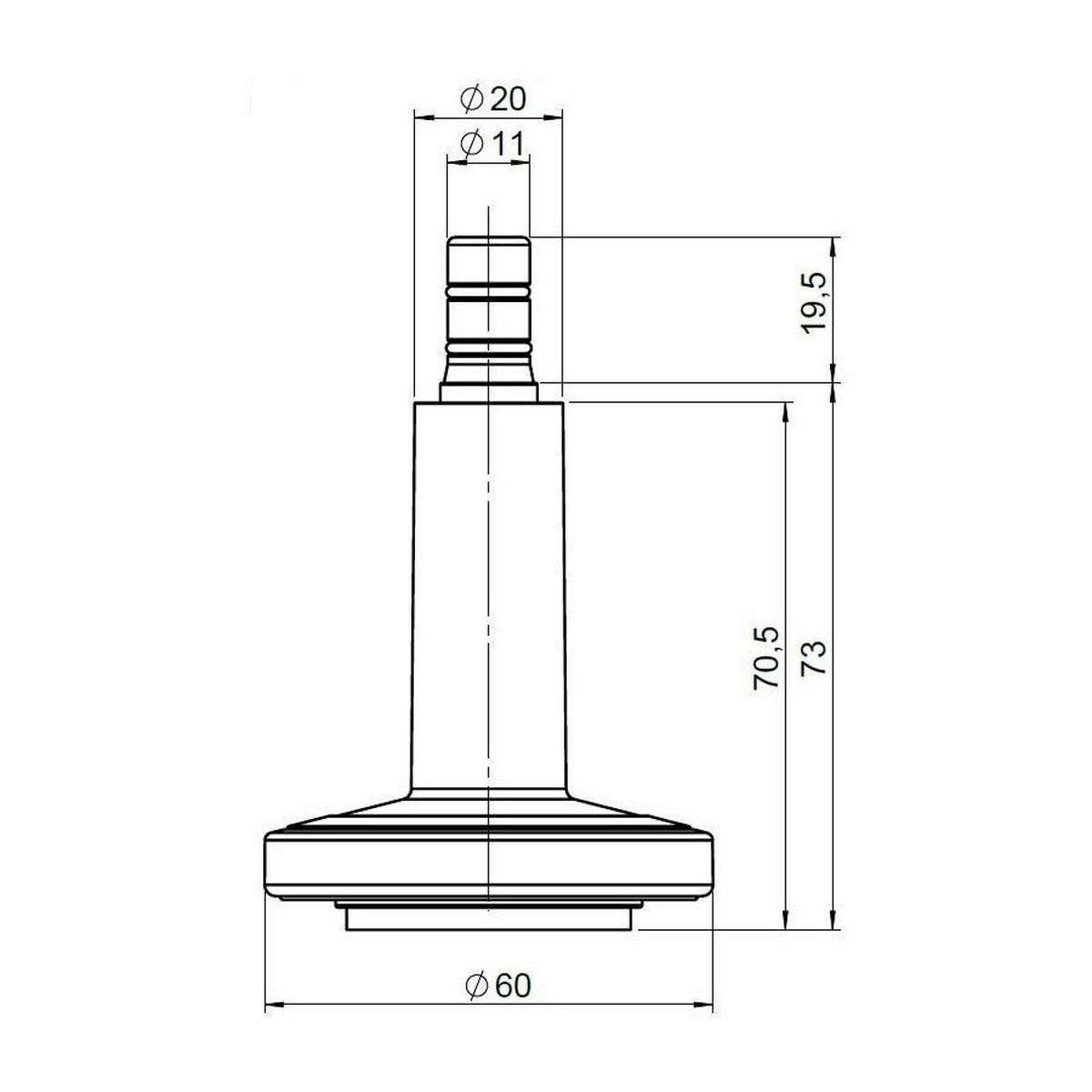 BÜROSTUHLGLEITER - Schwarz, Basics, Kunststoff/Metall (6/7,3/6cm) - MID.YOU
