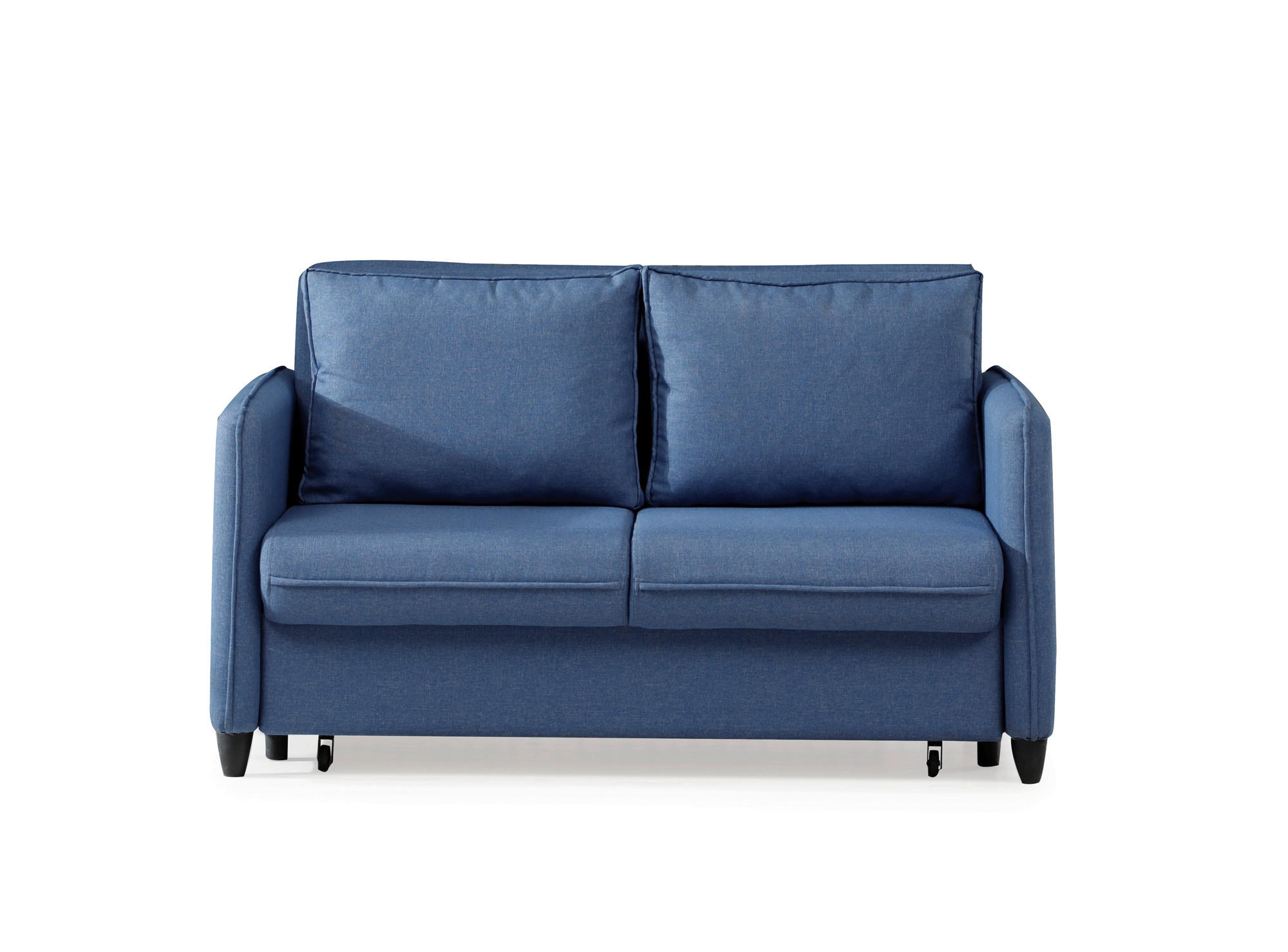 SCHLAFSOFA Webstoff Blau  - Blau/Schwarz, Design, Kunststoff/Textil (164/90/112cm) - Livetastic
