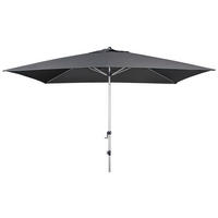 SONNENSCHIRM 300x200 cm Anthrazit  - Anthrazit/Alufarben, KONVENTIONELL, Textil/Metall (300/200cm) - Doppler