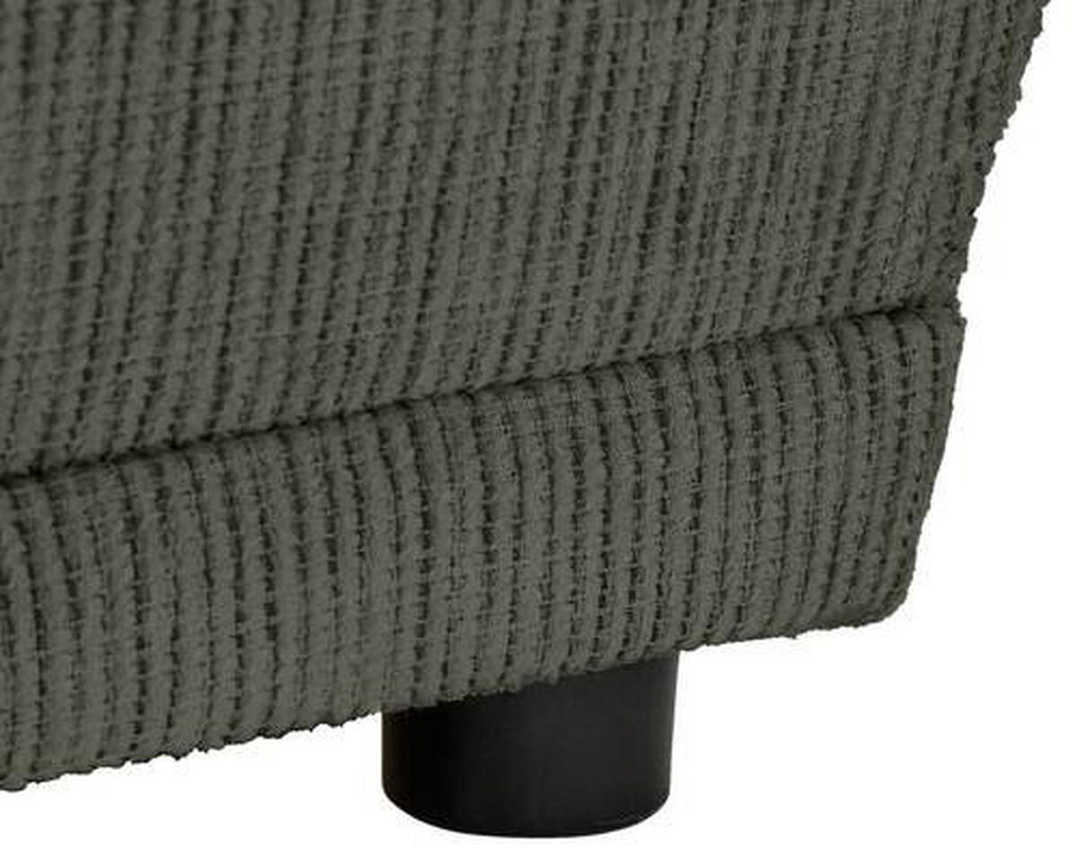 CHAISELONGUE Chenille Dunkelgrün  - Dunkelgrün/Schwarz, KONVENTIONELL, Kunststoff/Textil (93/73/171cm) - Carryhome