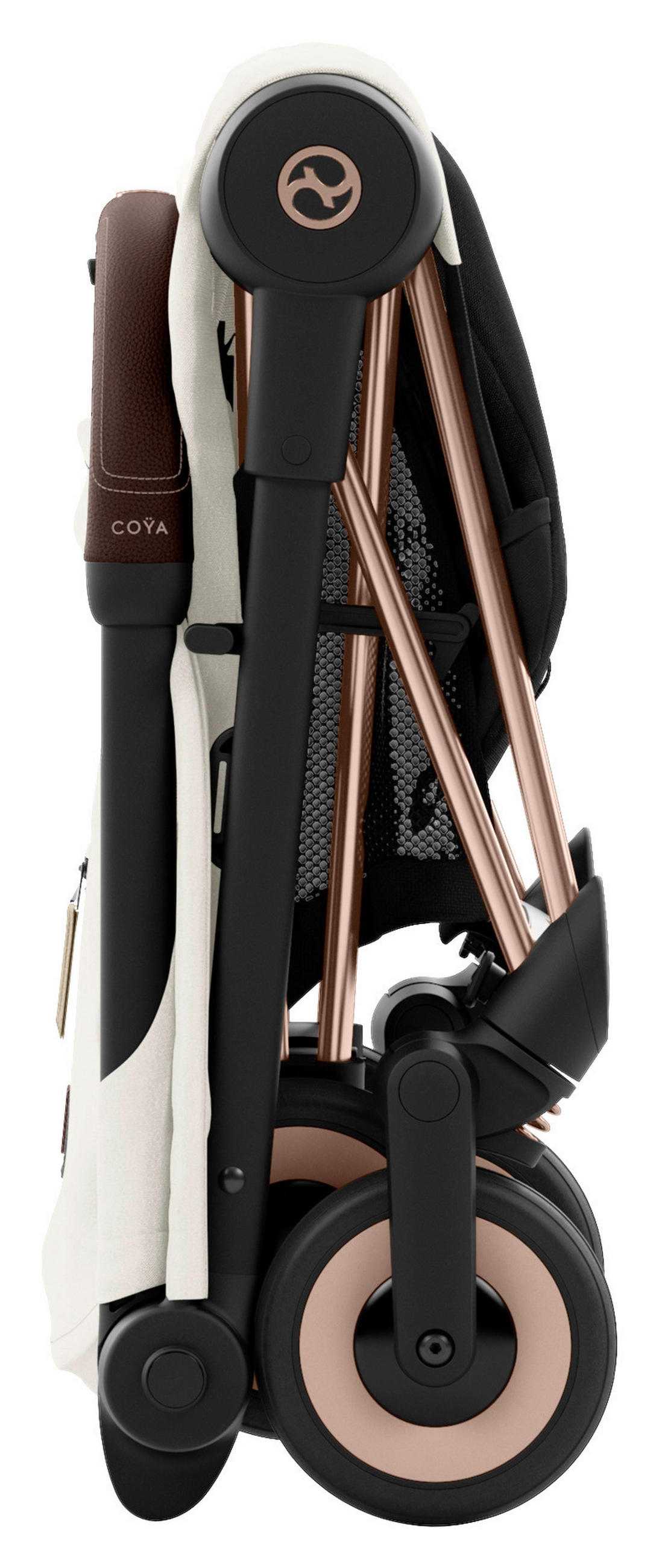 BUGGY Coya  - Roségold/Weiß, Basics, Kunststoff/Textil (79/44/105cm) - cybex PLATINUM