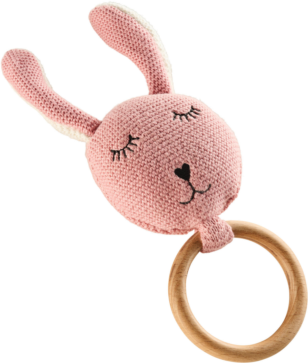 RASSEL PAULINE  - Pink/Naturfarben, Basics, Holz/Textil (10/10cm) - Avelia