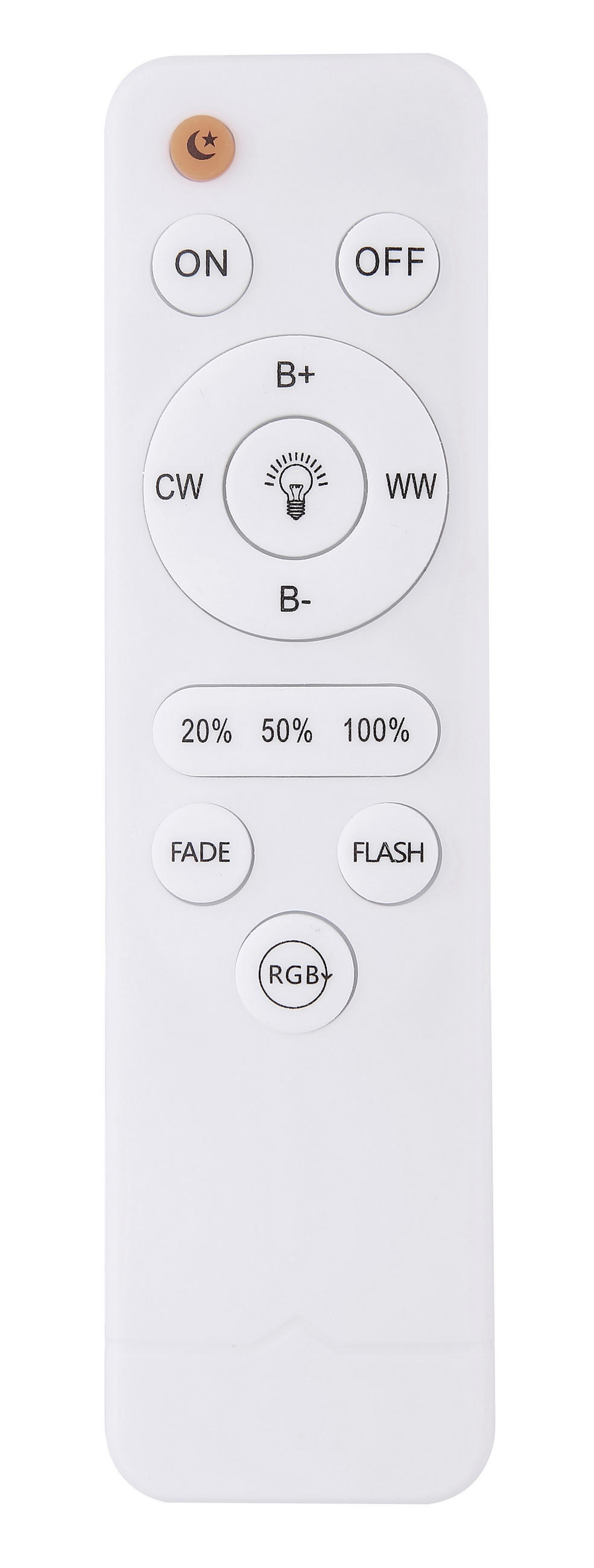 STROPNÍ LED SVÍTIDLO, 50/9 cm  - bílá/opál, Konvenční, kov/plast (50/9cm) - Globo