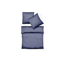BETTWÄSCHE Flanell 135/200 cm  - Dunkelblau, Basics, Textil (135/200cm) - Fleuresse