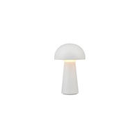 PORTABEL LAMPA Lennon 13,6/21,5 cm   - vit, Design, plast (13,6/21,5cm)