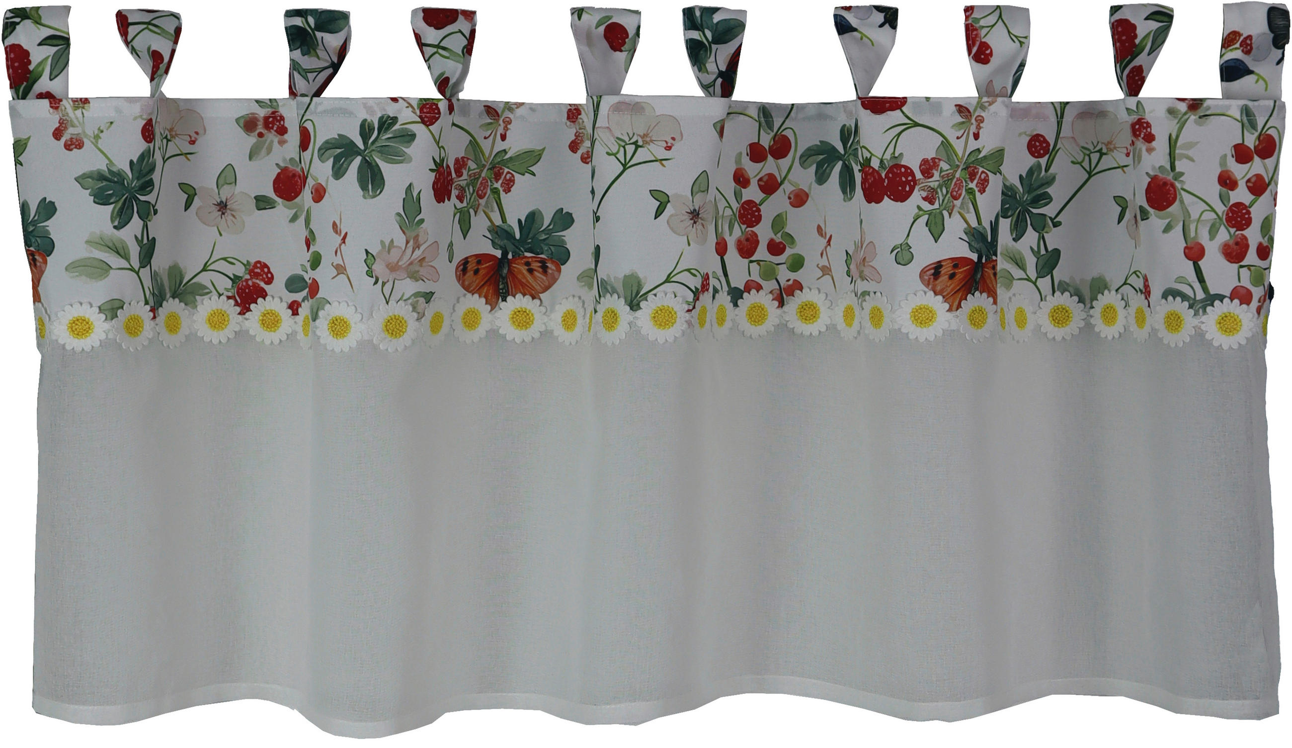 KURZGARDINE   140/48 cm   - Multicolor, Basics, Textil (140/48cm)