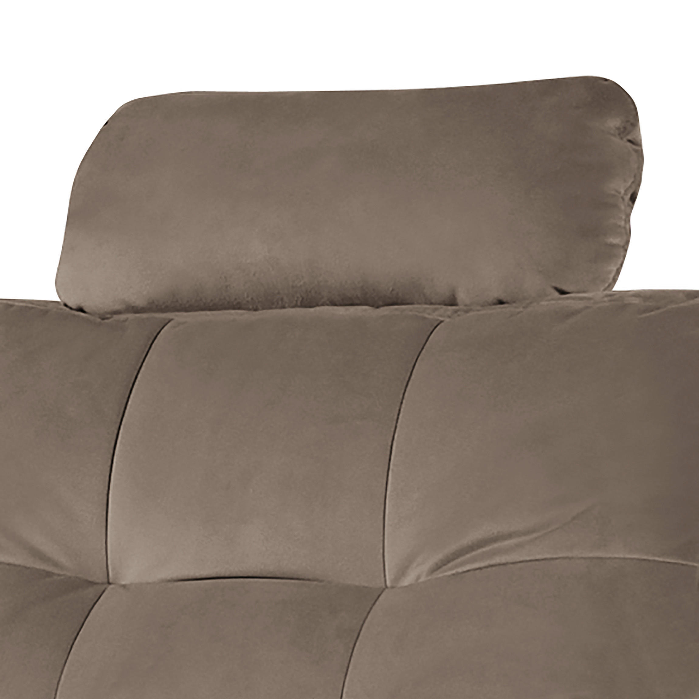 KOPFSTÜTZE - Beige, Design, Textil (43/18/15cm) - Livetastic