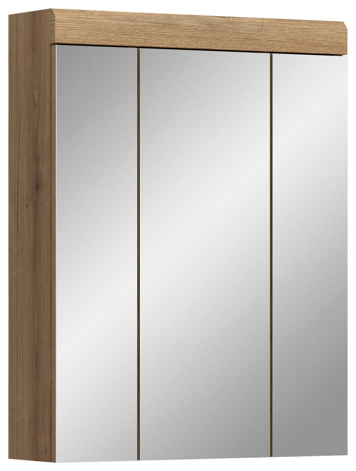 SPIEGELSCHRANK 60/79/18 cm  - Naturfarben, MODERN, Glas/Holzwerkstoff (60/79/18cm) - MID.YOU