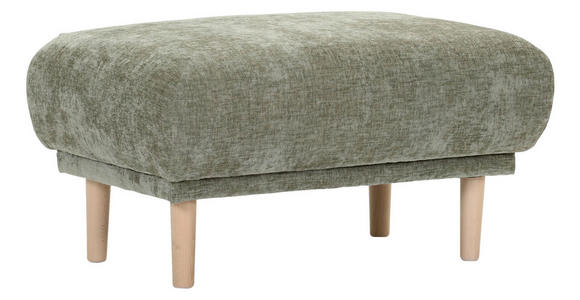 HOCKER Flachgewebe Olivgrün  - Olivgrün, KONVENTIONELL, Holz/Textil (88/49/62cm) - Carryhome