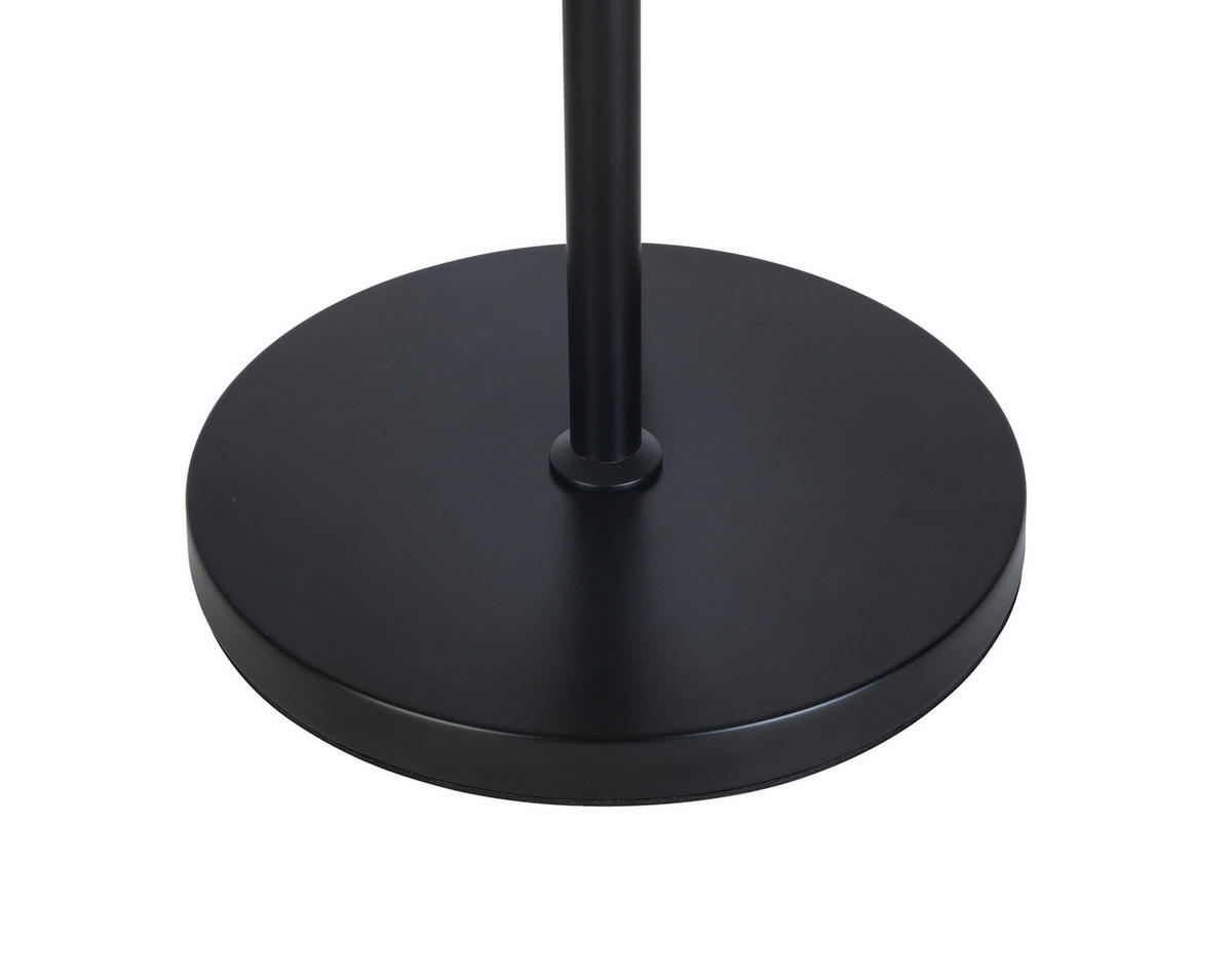 LED-STEHLEUCHTE 40/159 cm   - Transparent/Schwarz, Design, Kunststoff/Metall (40/159cm) - Novel
