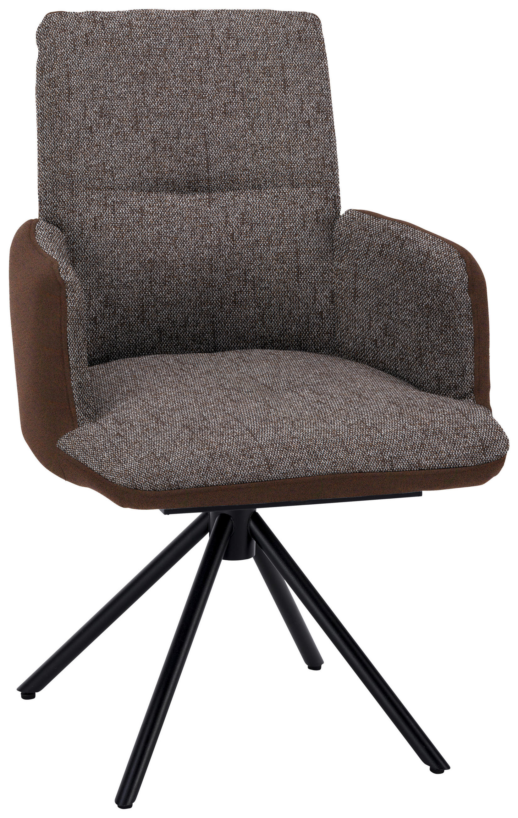 ARMLEHNSTUHL  in Stahl Flachgewebe  - Blau/Schwarz, Design, Textil/Metall (58/91/62cm) - Dieter Knoll