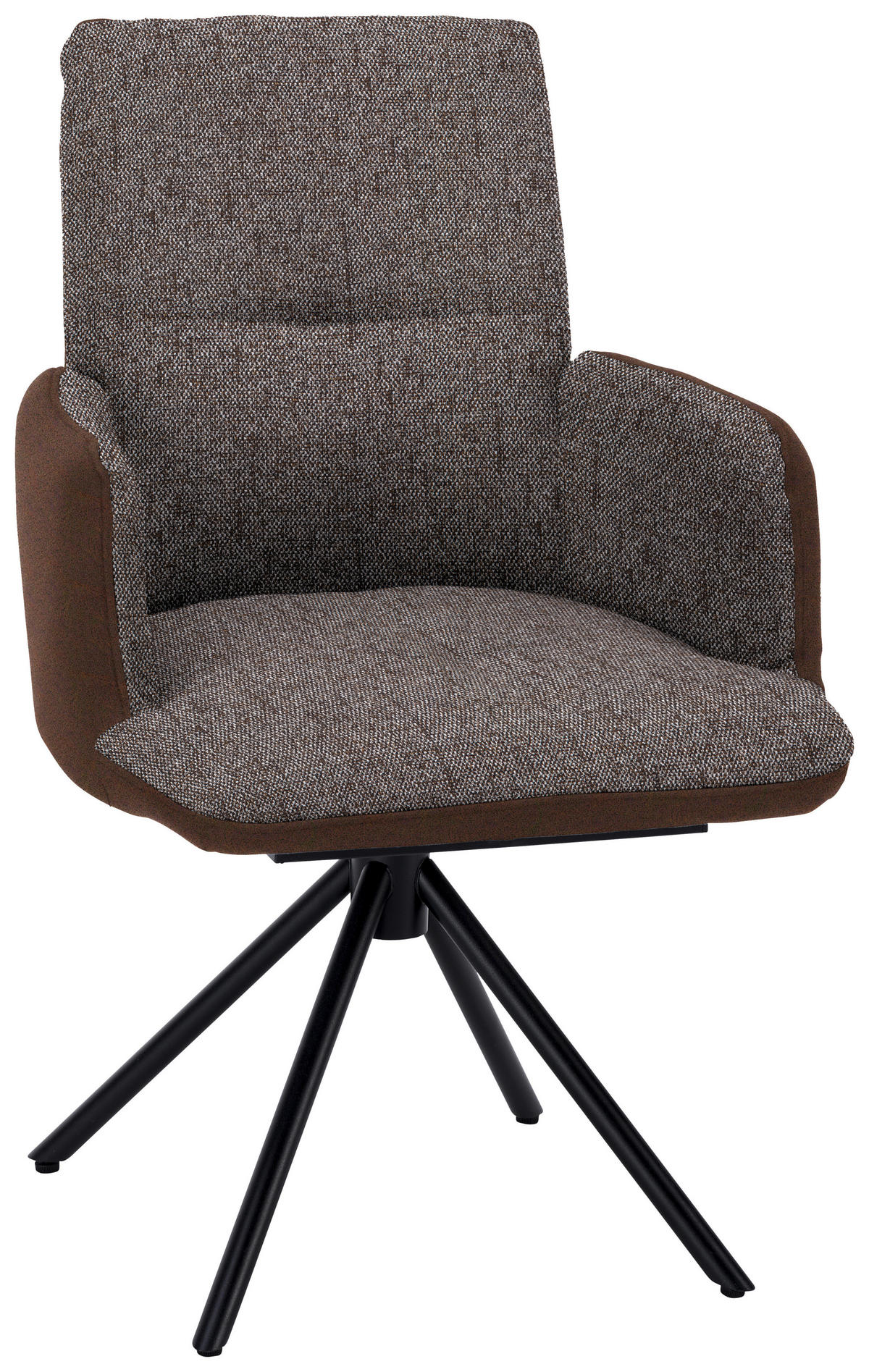 ARMLEHNSTUHL  in Stahl Flachgewebe  - Blau/Schwarz, Design, Textil/Metall (58/91/62cm) - Dieter Knoll