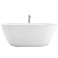 BADEWANNE freistehend   - Weiß, Basics, Stein (160/60/74cm) - Novel