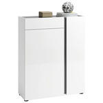 SCHUHSCHRANK  in 91/115/34 cm  - Anthrazit/Weiß, Design, Holzwerkstoff/Kunststoff (91/115/34cm) - Xora