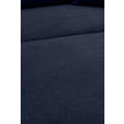 ECKSOFA  in Webstoff Dunkelblau  304/196 cm  - Schwarz/Dunkelblau, KONVENTIONELL, Textil/Metall (304/196cm) - Hom`in