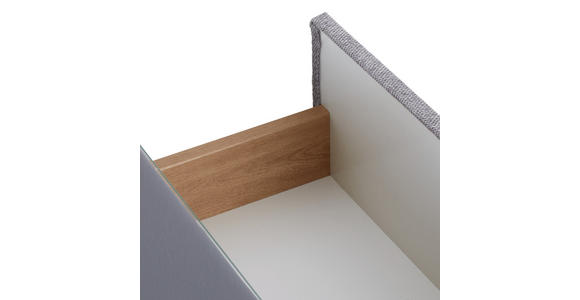 Nachtkästchen Grau H: 60 cm Hampton - Anthrazit/Grau, KONVENTIONELL, Textil (50/60/45cm) - Luca Bessoni