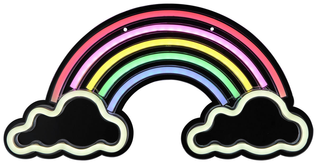 KINDERWANDLEUCHTE - Klar/Weiß, Basics, Kunststoff (40/20/1,6cm) - Globo