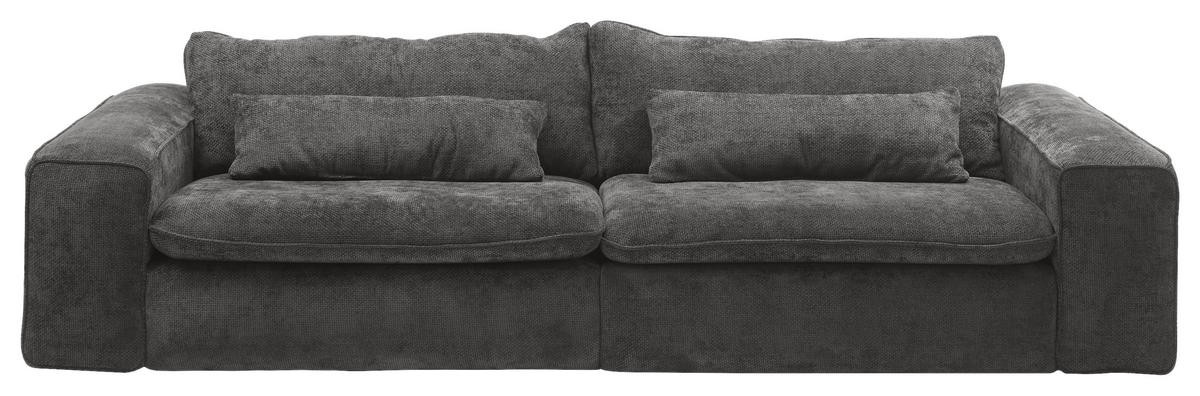 BIG SOFFA i vävt tyg svart  - svart, Basics, textil/plast (300/80/118cm) - Livetastic