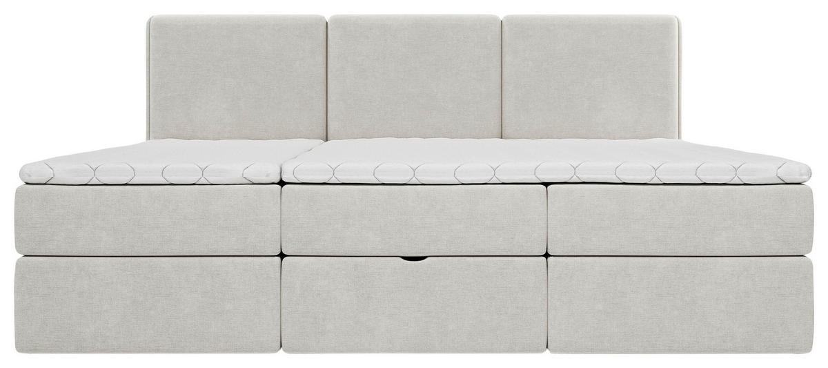 FAMILIENBETT - Schwarz/Grau, MODERN, Holz/Kunststoff (210/200cm) - MID.YOU