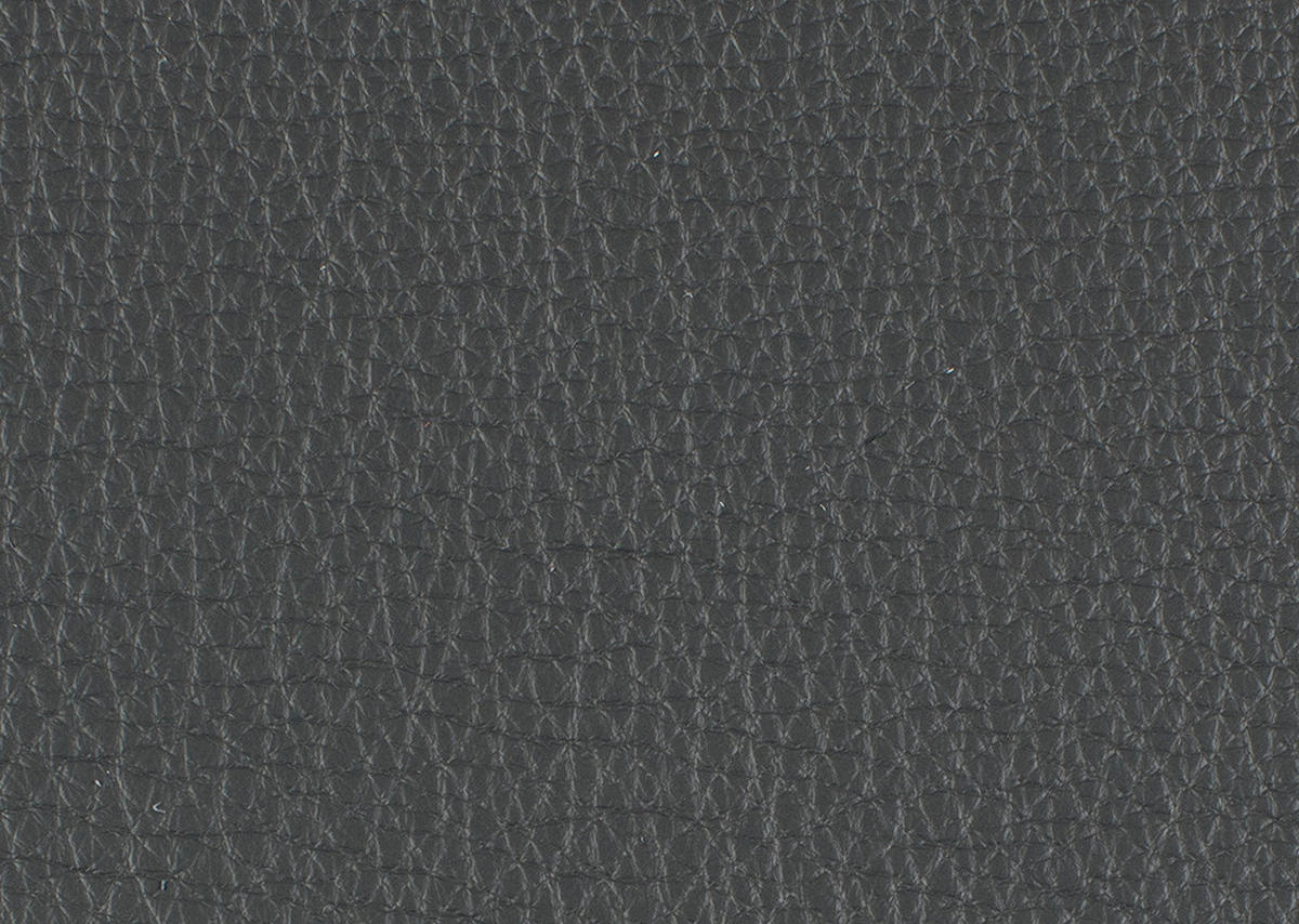 ECKSOFA in Echtleder Anthrazit  - Anthrazit/Schwarz, Design, Leder/Metall (176/291cm) - Valdera