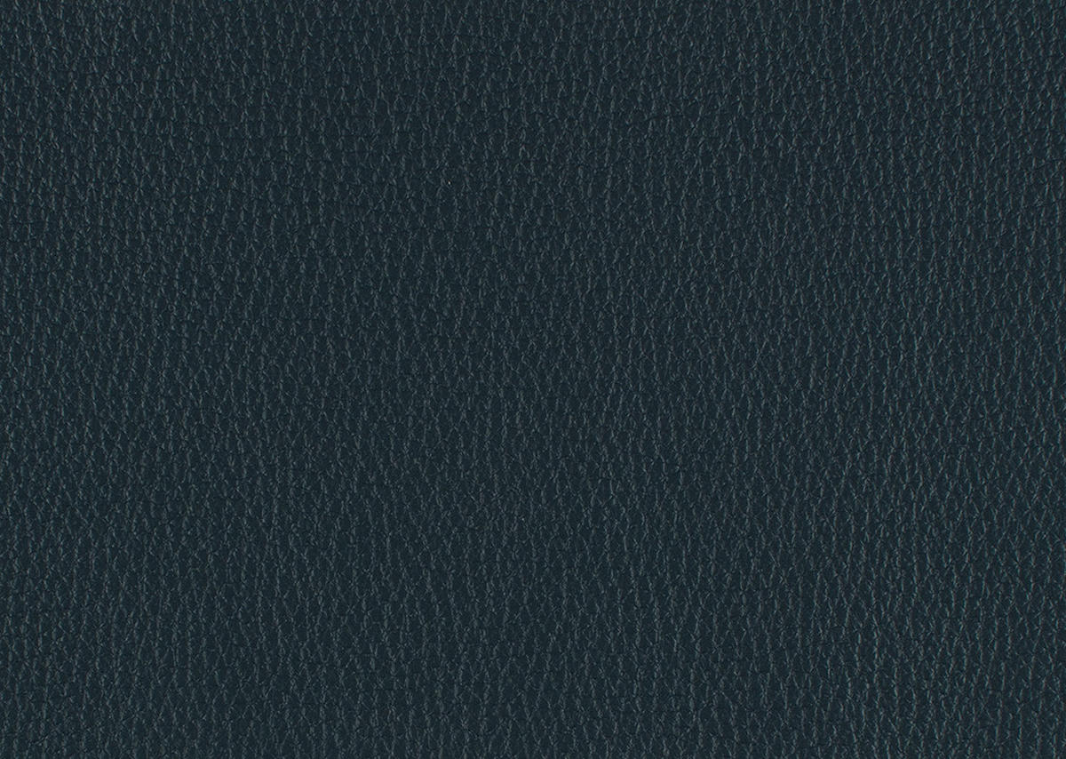 ECKSOFA in Echtleder Dunkelblau  - Schwarz/Dunkelblau, Design, Leder/Metall (188/307cm)
