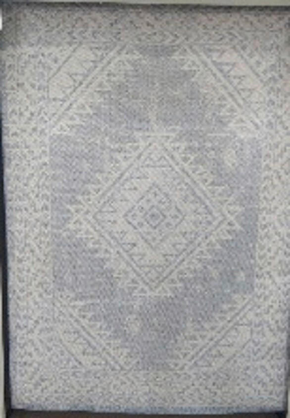 OUTDOORTEPPICH 120/170 cm TERACE  - Blau/Creme, Natur, Textil (120/170cm) - Novel