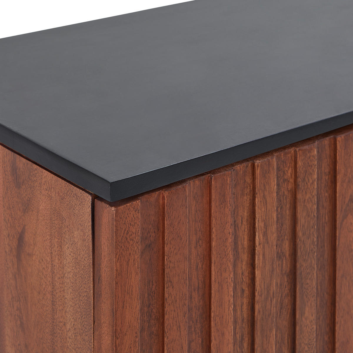SIDEBOARD 95/85/40 cm  in Schwarz, Walnussfarben  - Walnussfarben/Schwarz, Lifestyle, Holz/Holzwerkstoff (95/85/40cm) - MID.YOU