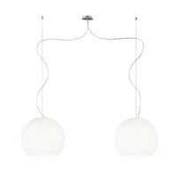 HÄNGELEUCHTE BALL 32/150/150 cm   - Weiß, KONVENTIONELL, Glas (32/150/150cm)