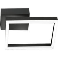 LED-WANDLEUCHTE 30/30/5,5 cm   - Anthrazit, Design, Kunststoff/Metall (30/30/5,5cm) - Fabas Luce