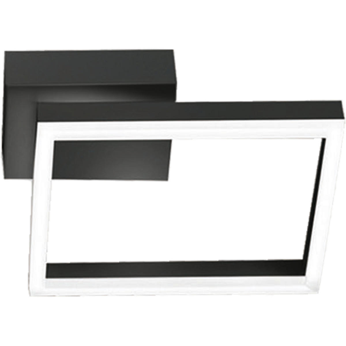 LED-WANDLEUCHTE 30/30/5,5 cm   - Anthrazit, Design, Kunststoff/Metall (30/30/5,5cm) - Fabas Luce