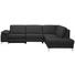 WOHNLANDSCHAFT in Leder Anthrazit - Anthrazit/Alufarben, Design, Leder/Metall (291/237cm) - Beldomo Premium WOHNLANDSCHAFT in Leder Anthrazit - Anthrazit/Alufarben, Design, Leder/Metall (291/237cm) - Beldomo Premium