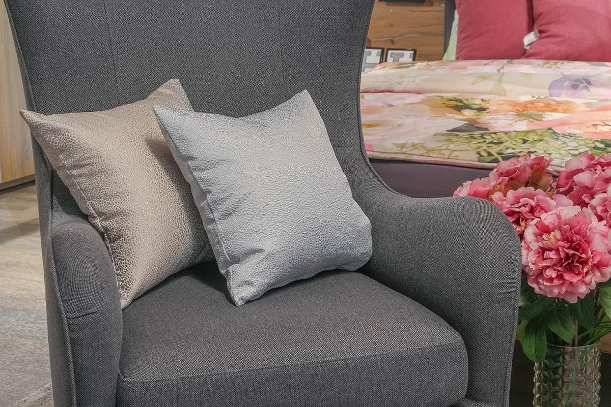 UKRASNI JASTUK 40/40 cm   BALI  - crna, Konvencionalno, tekstil (40/40cm)