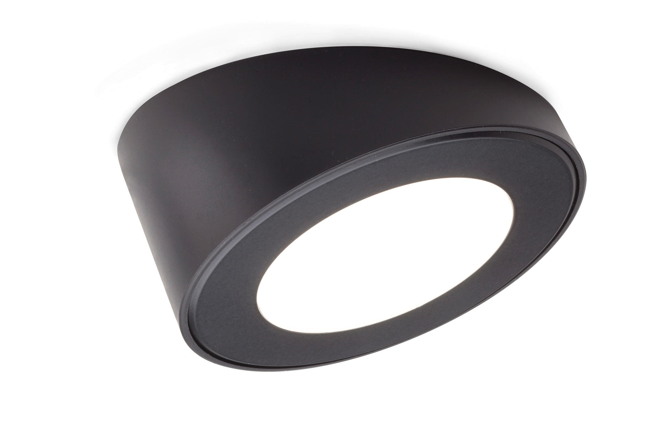 AUFBAULEUCHTE - Schwarz, Basics, Kunststoff (7,5/3,2/7,5cm) - HKT