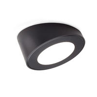 AUFBAULEUCHTE - Schwarz, Basics, Kunststoff (7,5/3,2/7,5cm) - HKT