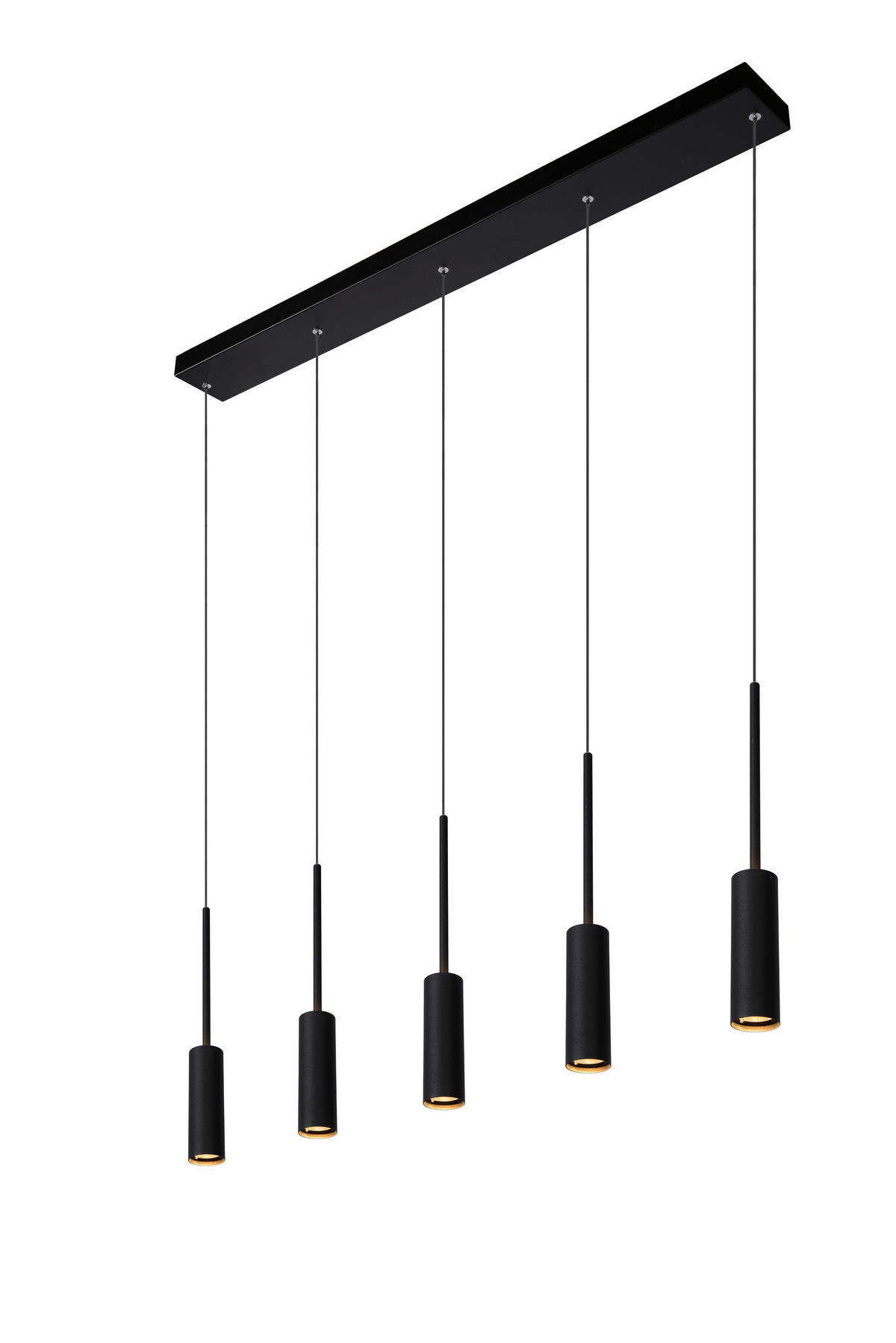 HÄNGELEUCHTE 101/10/167 cm    - Schwarz, Design, Metall (101/10/167cm) - Lucide