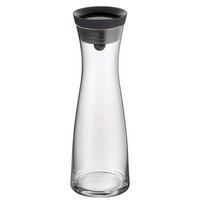WASSERKARAFFE 1 L    - Edelstahlfarben/Schwarz, Basics, Glas/Kunststoff (1l) - WMF
