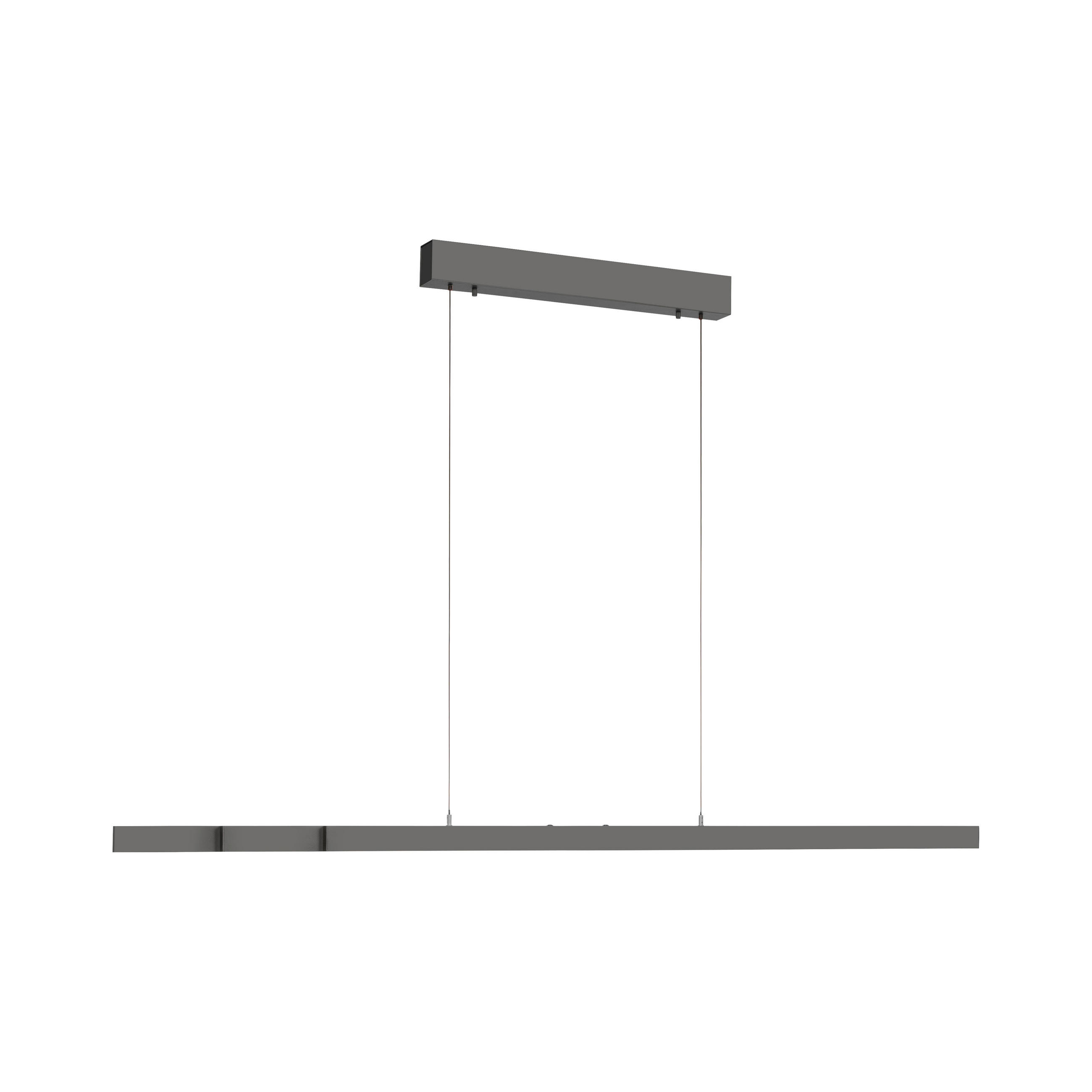 LED-HÄNGELEUCHTE 179/55/150 cm  - Anthrazit, Design, Kunststoff/Metall (179/55/150cm)