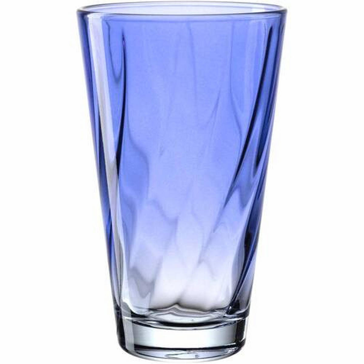 GLÄSERSET Twist 4-teilig  - Blau, Design, Glas (8,00/13,00/8,00cm) - Leonardo