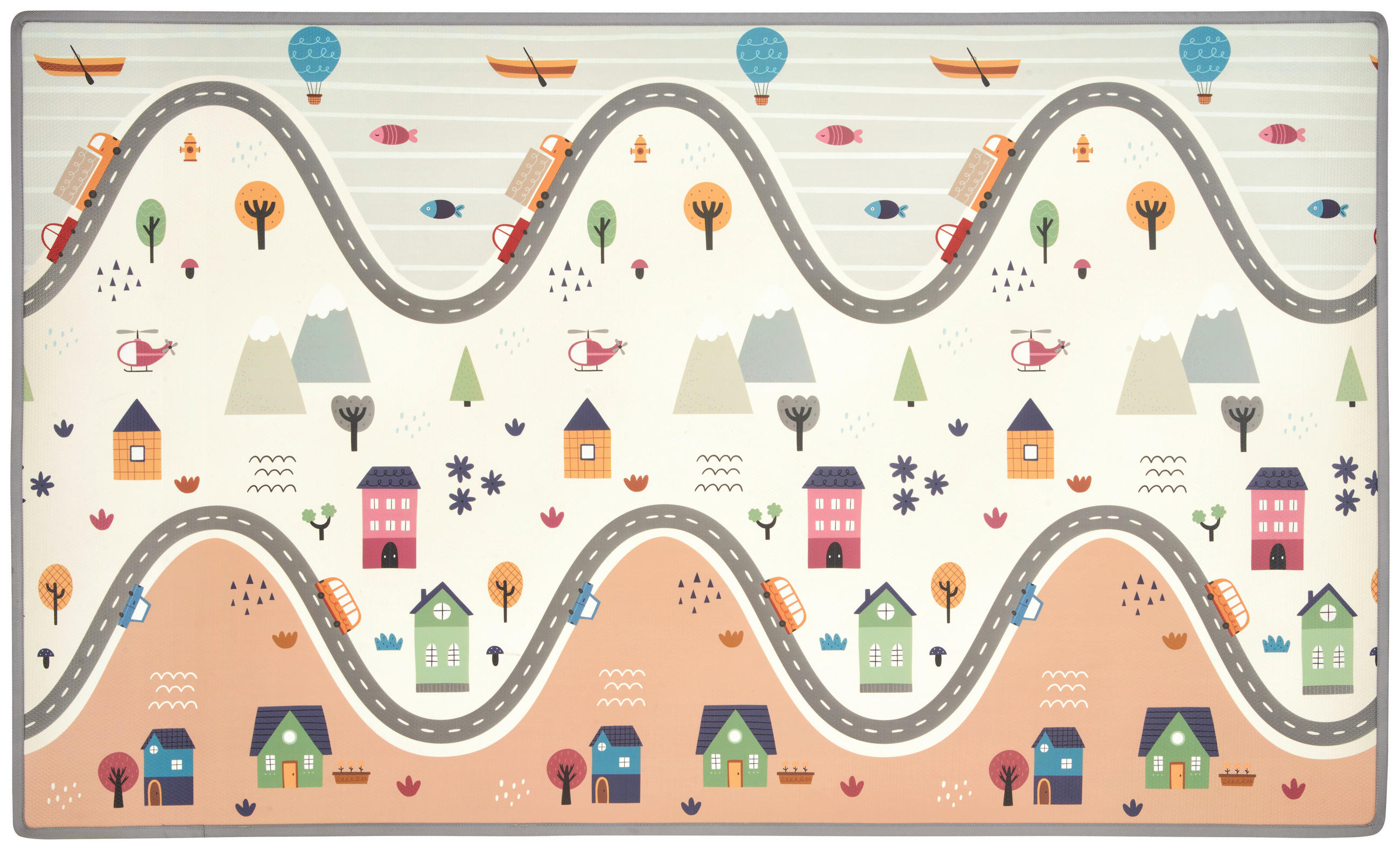 SPIELTEPPICH  - Multicolor, Basics, Kunststoff (200/120/1cm) - My Baby Lou