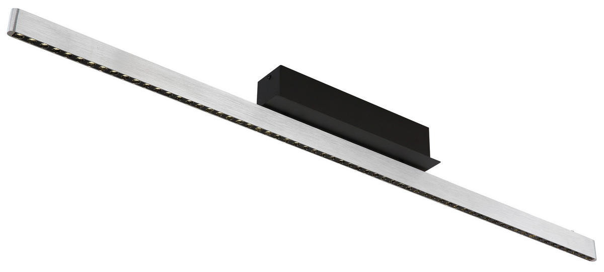 LED-HÄNGELEUCHTE 120/9/120 cm    - Schwarz/Alufarben, Konventionell, Metall (120/9/120cm) - Globo