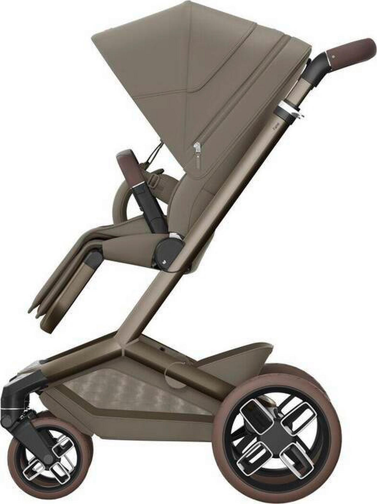 KINDERWAGENSET  Fame Bundle  Oak Truffle  - Braun, Basics, Kunststoff/Textil - Maxi-Cosi