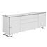 SIDEBOARD Hochglanz Beige - Chromfarben/Beige, Design, Glas/Holzwerkstoff (202/77/46cm) - Joop!
