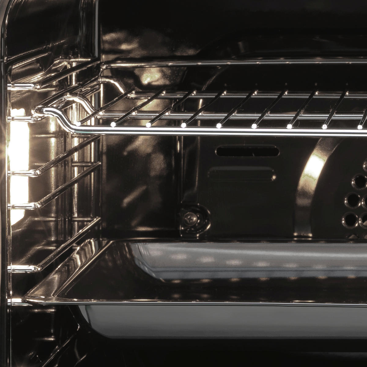 EINBAUBACKOFEN EBD830  - Schwarz, Basics, Glas/Metall (59,6/59,5/56,9cm) - Oranier