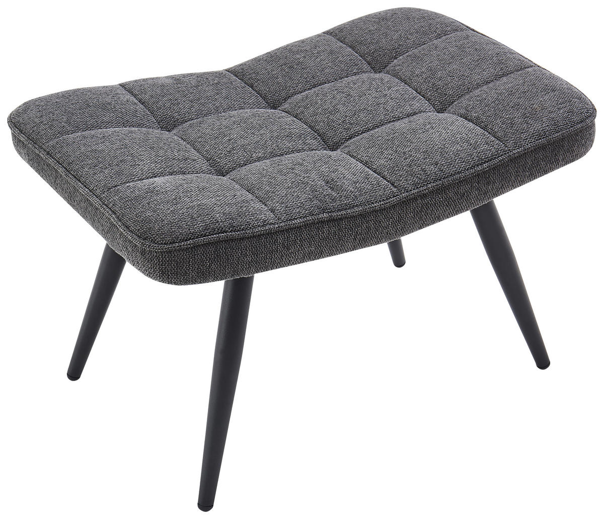 RELAXSESSELSET in Metall, Textil Dunkelgrau  - Dunkelgrau/Schwarz, Design, Textil/Metall (68/100/78cm) - Ti'me