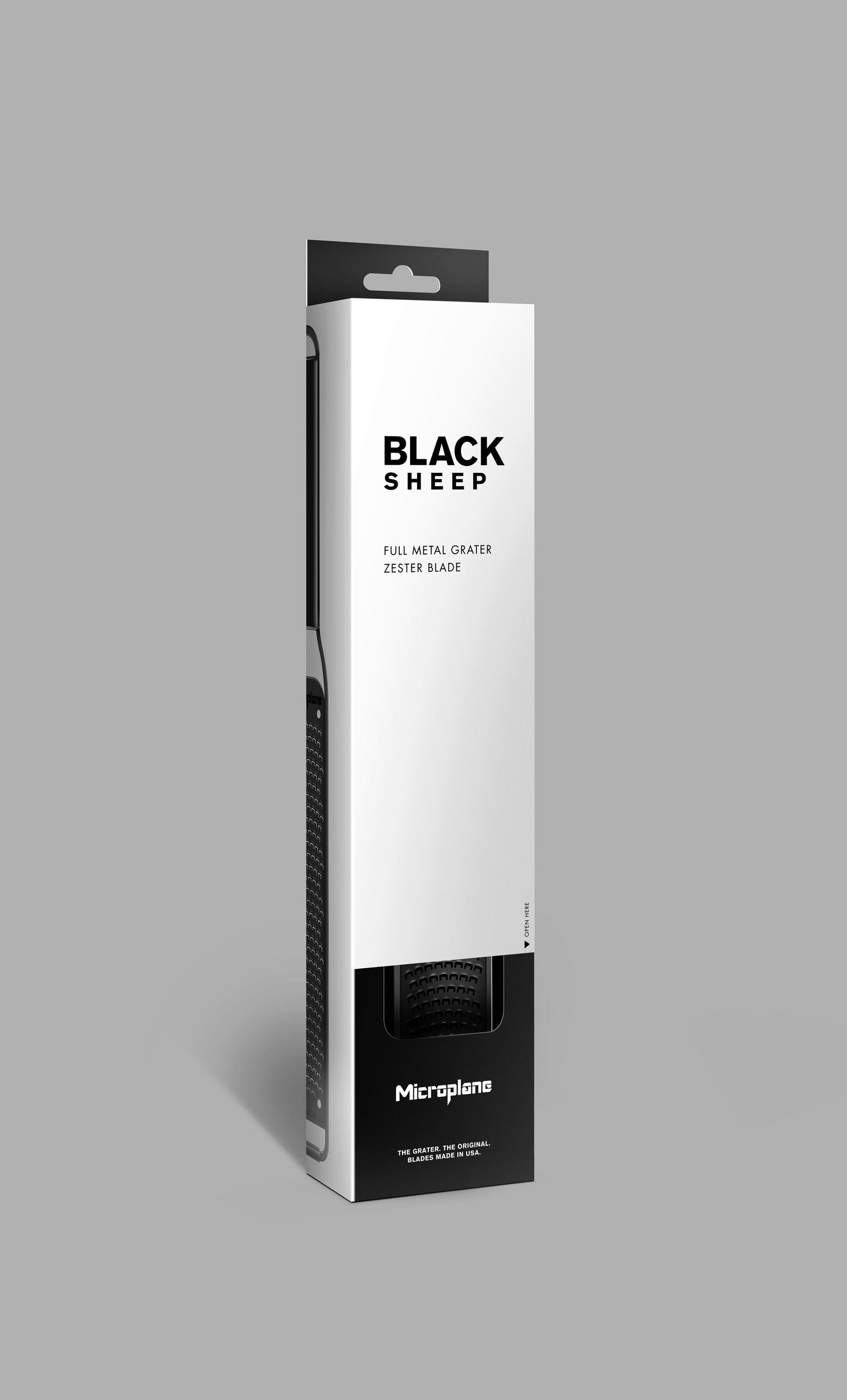 Microplane Reibe Black Sheep Schwarz 31x4.7x1.5 cm