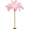 STEHLEUCHTE  65/165/65 cm   - Pink/Messingfarben, MODERN, Naturmaterialien/Metall (65/165/65cm) - Kare-Design